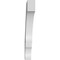 Ekena Millwork 3 1/2-in. W x 26-in. D x 30-in. H Balboa Architectural Grade PVC Knee Brace BRCP035X26X30BOA - alternate 3